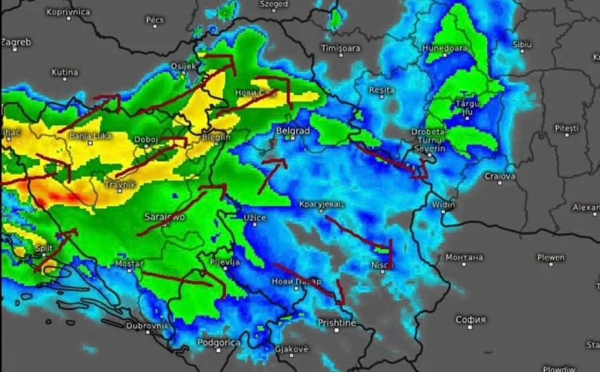 Poznati regionalni meteorolog najavljuje: Stiže hladni front, mogući i grmljavinski pljuskovi