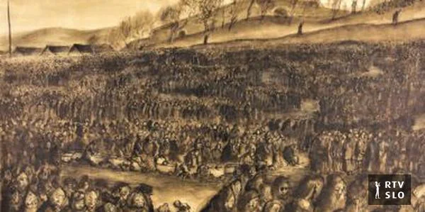 Crteži i slike umetnika koje su stvarali u teškim uslovima terezinskog geta