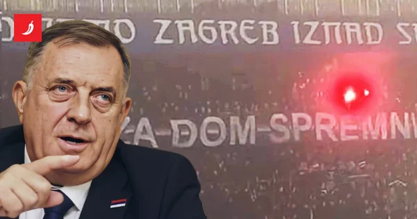 Dodik napao Hrvatsku zbog transparenta BBB-a: "Ispisali ste se iz civilizacije"