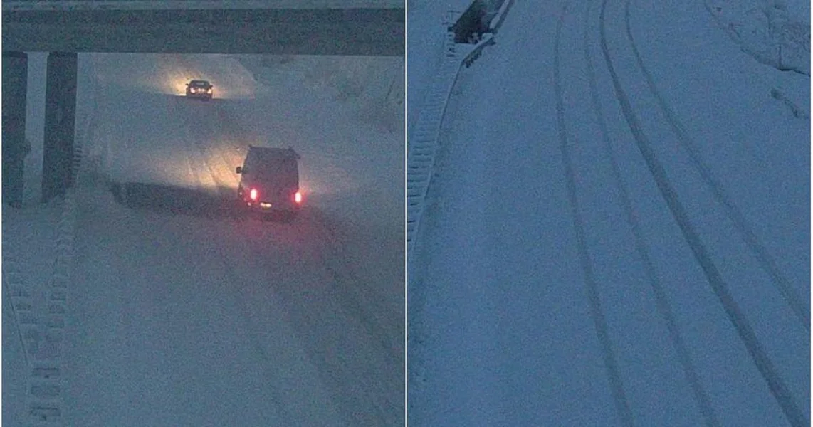 FOTO Pogledajte kako izgledaju autoputevi zameteni snegom. Deo A1 zatvoren zbog nesreće