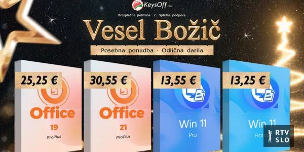 Doživotna licenca MS Office 2021 za 30 € i Windows 11 za 13 € u božićnoj rasprodaji Keysoff!