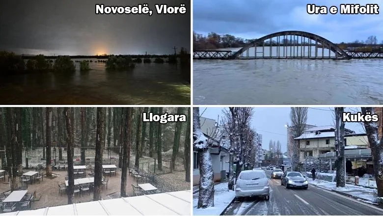 Loše vreme: zabeležena prva žrtva u Draču, 54-godišnjak preminuo nakon što ga je odnela struja kanala; Vjosa izašla iz korita, evakuacije stanovnika u Novoselë počele