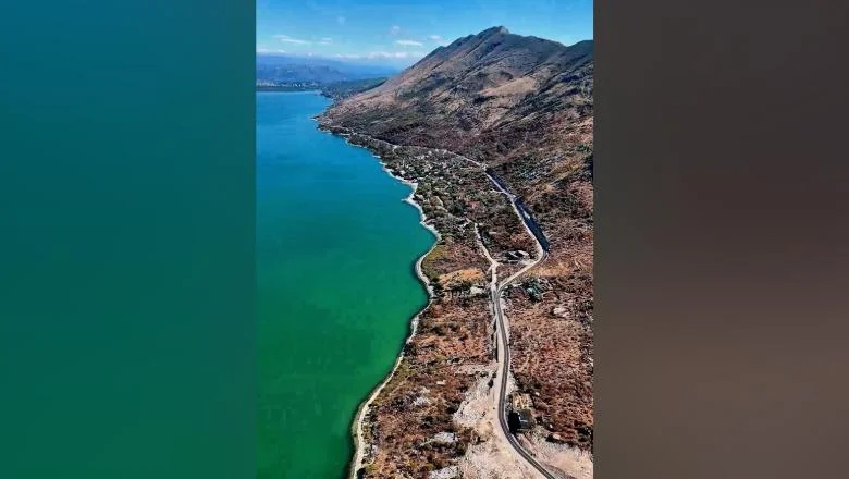 VIDEO VEST/ Jedan put između jezera i planine, impresivne snimke sa deonice Širokë-Zogaj - Shqiptarja.com