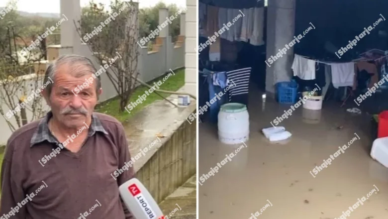 Loše vreme/ 'Kusha je izašao sa puta', voda preplavila kuću stanara u Elbasanu