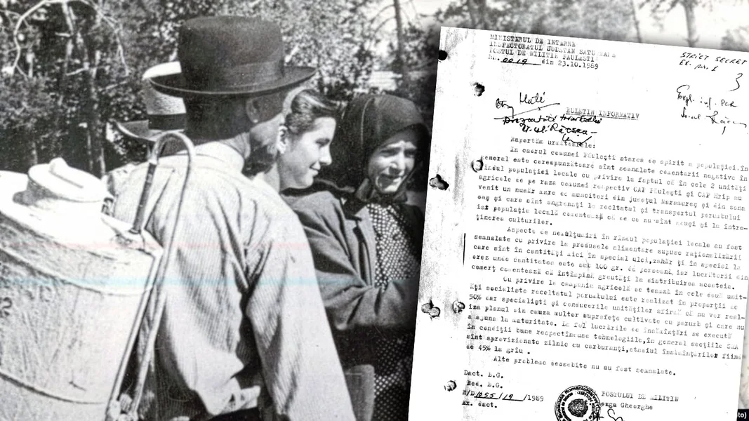 Kako su stanovnici rumunskih sela praćeni od Securitate. Sumnjičari su bili grupisani u dve tabele: A i B