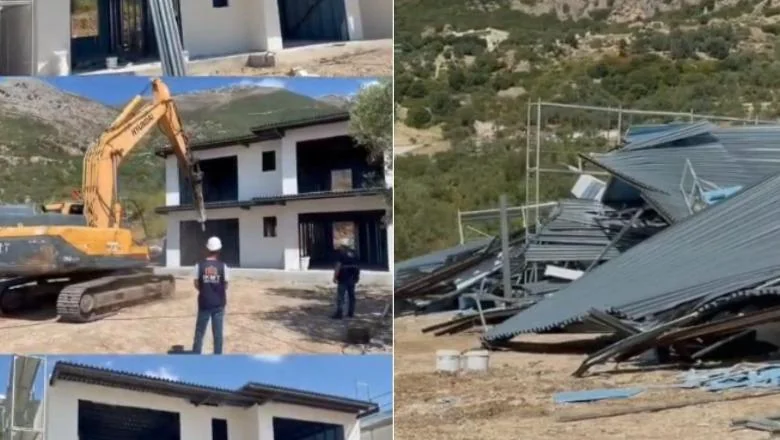 Nelegalne gradnje, IKMT ruši 5 objekata u zoni Borshit (VIDEO)