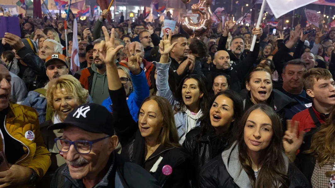 Srpski izbori: proglasena pobeda studenata - ORIGO