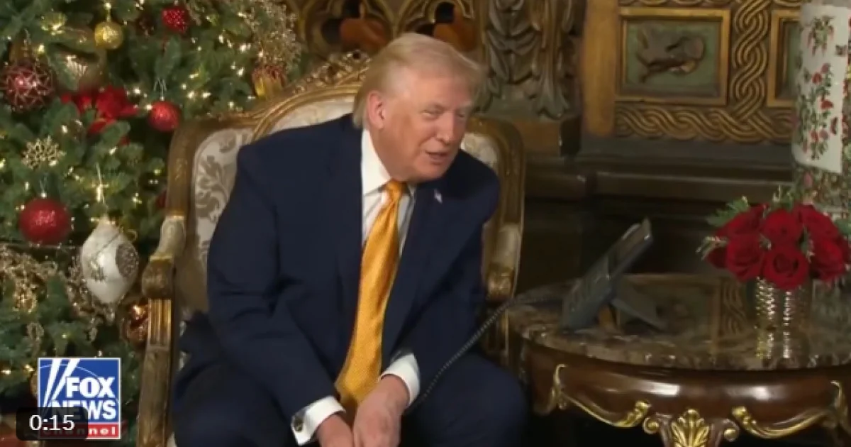 Trump im je razgovarao sa decom o Deda Mrazu: 'Brinemo se da nijedan zao Deda Mraz ne uđe u zemlju'