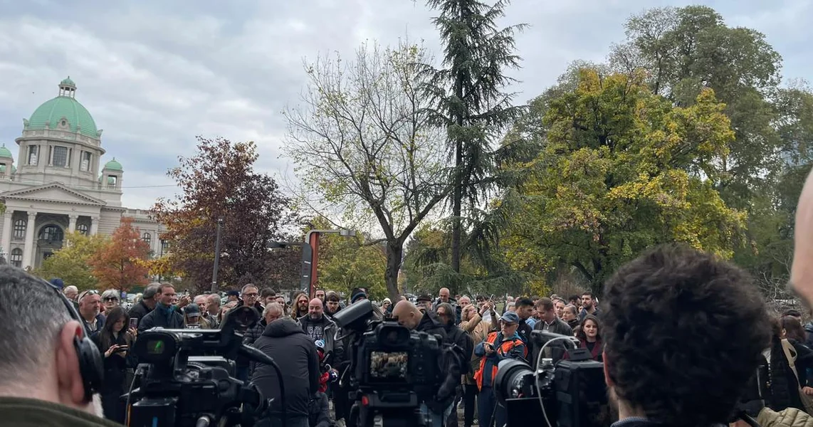 VIDEO Studenti u Srbiji na vanrednoj konferenciji za medije: Zahtevamo hitne smene!