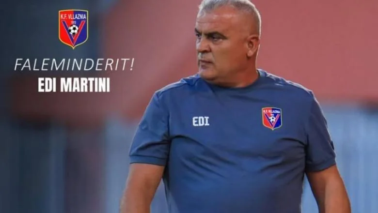 Zvanično / Završava avantura Edi Martinit u Vllaznia, klub iz Škodre ga smenjuje sa dužnosti.