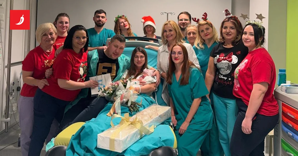 Nikol je prva beba rođena u Rijeci u 2026.