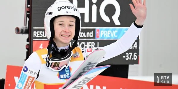 Nika Prevc po novu domaću pobedu, upravo prva serija
