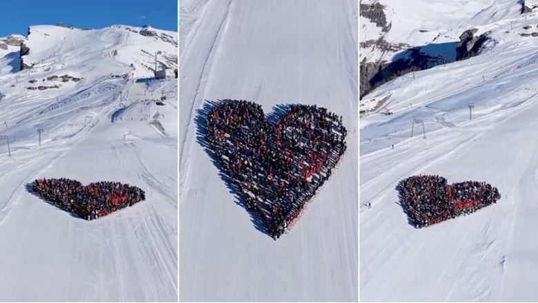 Posebna koreografija skijaša u Crans-Montani, Švajcarska, u sećanje na 40 žrtava požara u disku (VIDEO)
