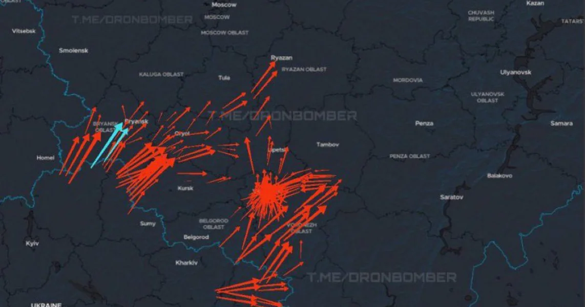 Ukrajinski napad dronovima na grad Voronež u Rusiji: jedan mrtav i oštećene zgrade