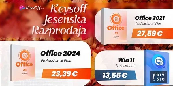 Keysoff jesenska rasprodaja: doživotni MS Office već od 23,39 € i Windows 11 Pro za 13,55 €