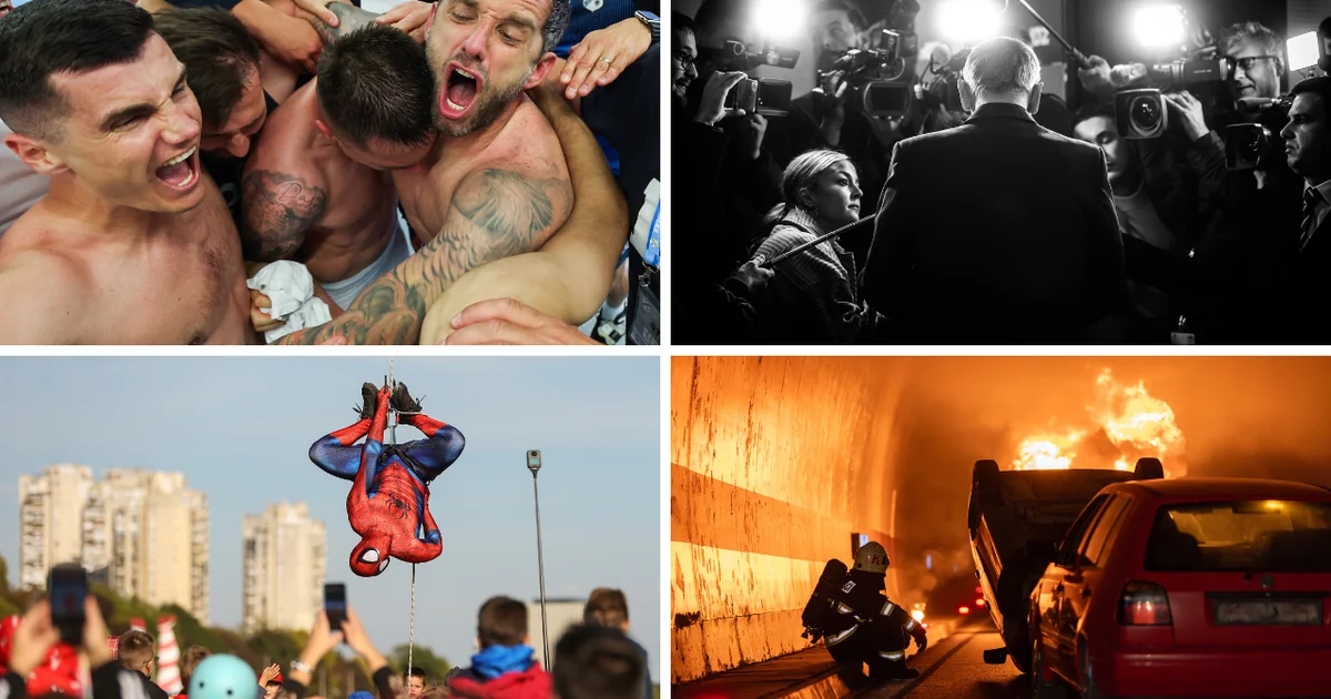 FOTO Mimohod, hapšenja, proslave: Ovo je top 100 fotografija 2025. godine