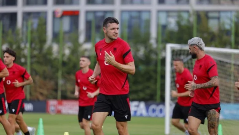 UEFA Nations League / Reprezentacija odrzava prvi trening! Još jedna promena na spisku, Qefalija zamenjuje povredenog Pajazita - Shqiptarja.com