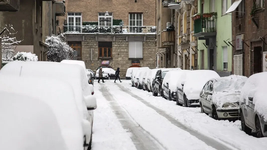 Evo podataka: ovako je snega palo na Mađarsku - ORIGO