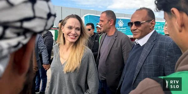 Angelina Jolie je u znak podrške Palestincima posetila prelaz Rafa