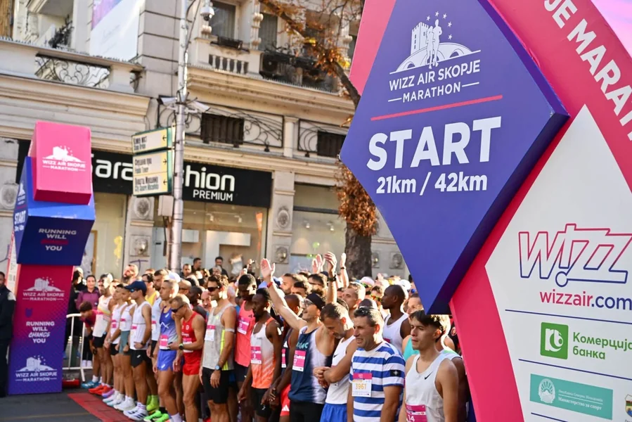 Kenijac Derik Čege Njjoroge je pobednik 22. izdanja Viz Er Skopskog maratona - Nova Makedonija