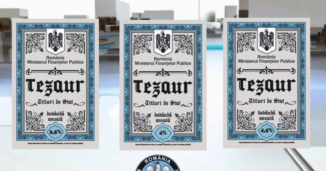Ministarstvo finansija pokrenulo je prvu ediciju TEZAUR 2026. Koje kamate dobijaju Rumuni koji investiraju