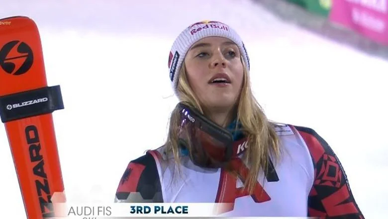 Svetski kup u skijanju: Lara Colturi čini čudo u Austriji, završava godinu na podijumu! Zauzela treće mesto na stazi Semmering - Shqiptarja.com