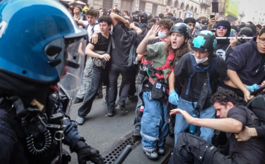 Protesti na vrhuncu i u Italiji: Gori centar Milana, oglasila se i premijerka Meloni