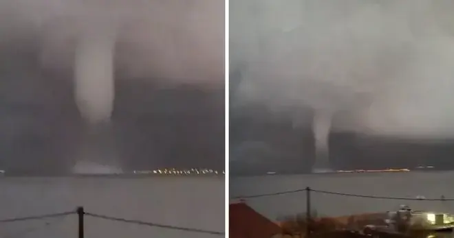 VIDEO Ogromna pijavica zabeležena na Jadranu, projurila opasno blizu obale. Prizor je sledio posmatrače