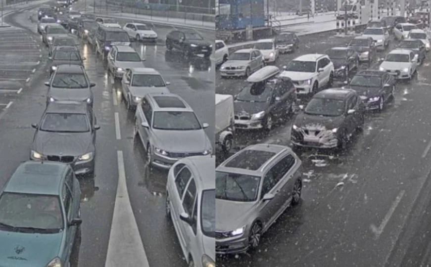 Vozači, oprez: sneg otežava saobraćaj, kilometarske kolone na granicama