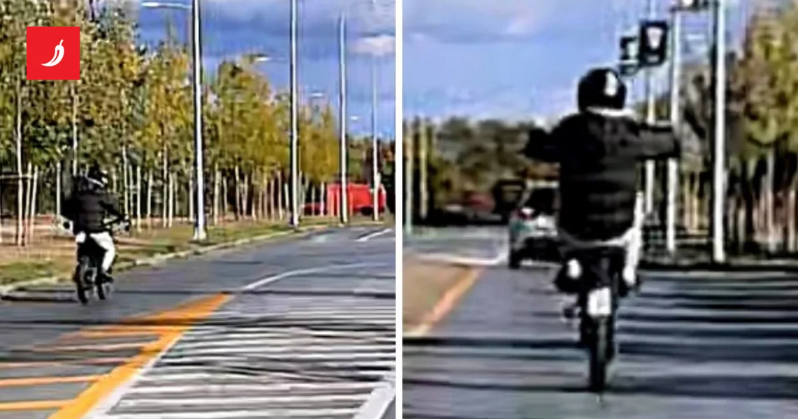 Video u Osijeku vozio na zadnjem kotaču u suprotnom smjeru. Javila se policija