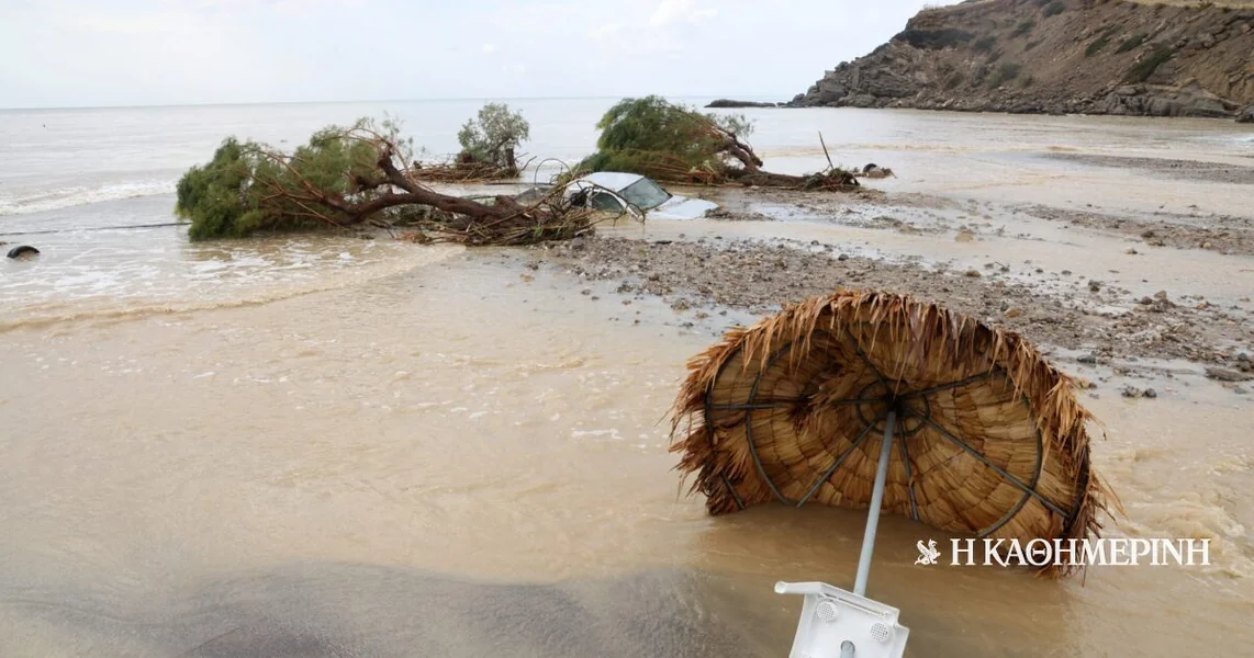 Kreta: Treća noć u vrtlogu nevremena – Padavine se nastavljaju