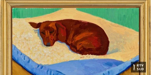 Na aukciju ide retki portret Hockneyjevog voljenog psa Stanleya