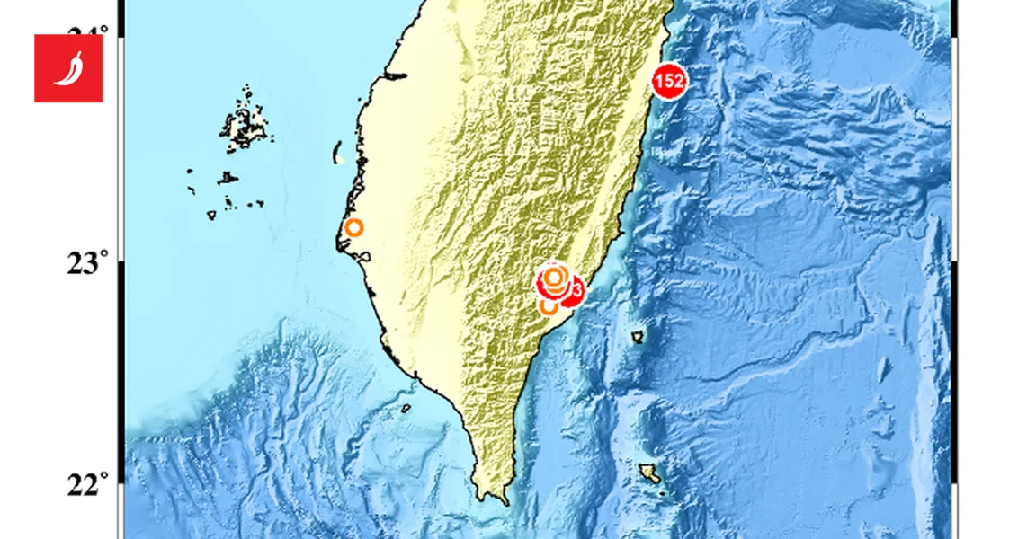 Snažan potres pogodio Tajvan