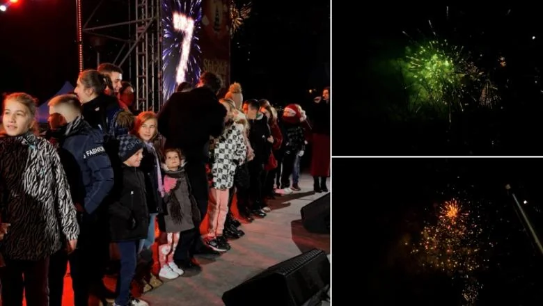 Magija vatrometa u Škodi, građani slave dolazak nove godine (VIDEO)