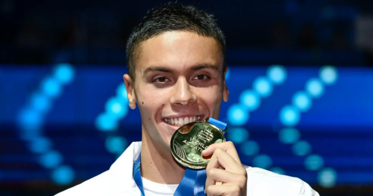 David Popovici, nominovan za titulu "Najbolji sportista na Balkanu u 2025. godini"