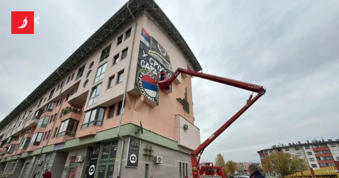 VIDEO U Istočnom Sarajevu napravili mural posvećen Ratku Mladiću