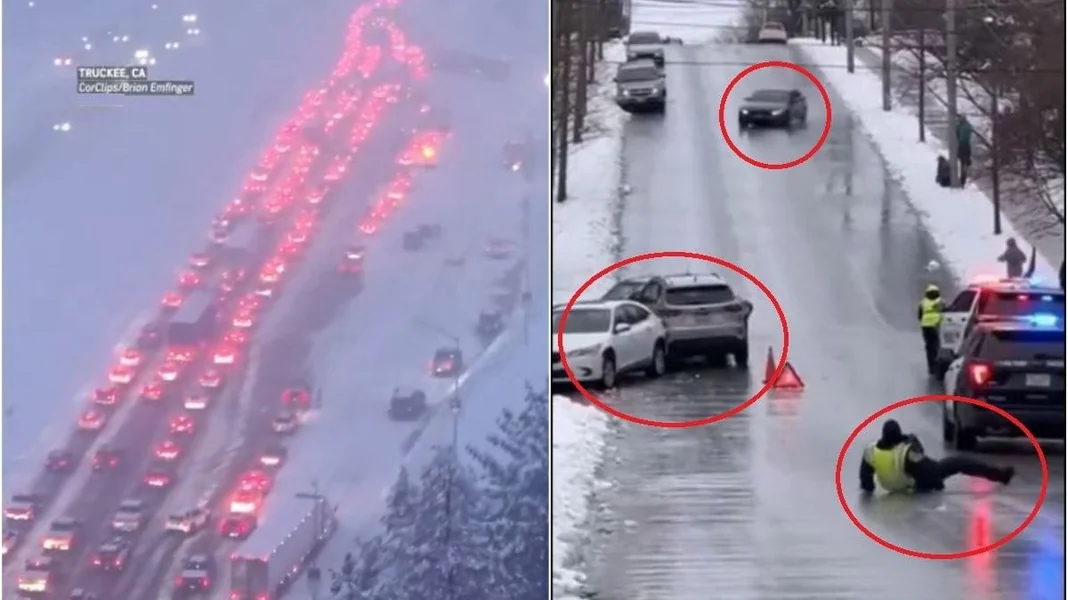 Hladnoća pravi haos u Evropi: otkazani letovi i vozovi, saobraćajne gužve duž oko 1000 km, zatvorene škole i snežna oluja sa brzinom vetra do 120 km/h