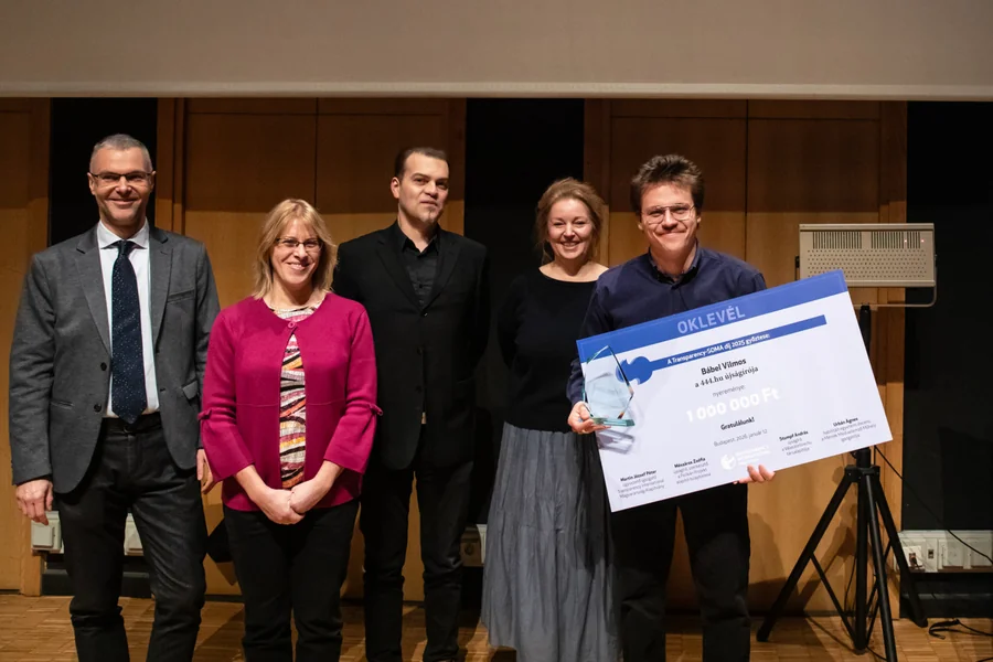 Naš kolega Bábel Vilmos dobio je Transparency–Soma nagradu za 2025.