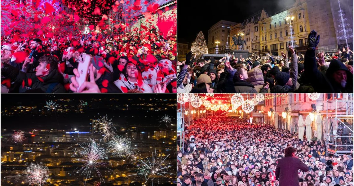 FOTO Elemental i Dubioza rasplesali Zagrebačane, Žera stigao u bundu, nastupile i svetske face: Ovo je 100 najboljih fotki sa dočeka