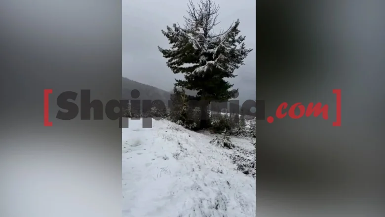 Zima kuca već u septembru, sneg obasja planine Tropoje (VIDEO)