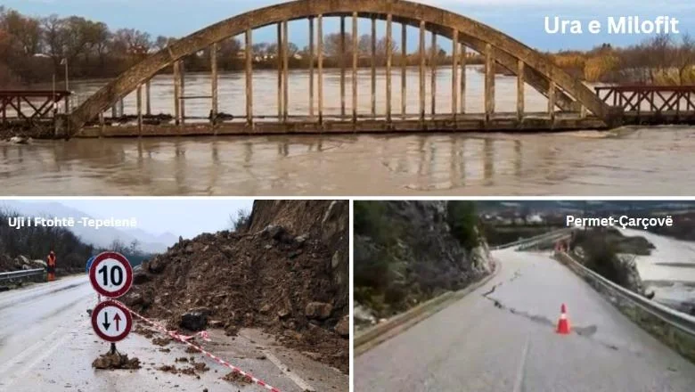 Loše vreme u Albaniji / Situacija na putu ka normalizaciji, reka Vjosa pada na nivo od 8,4 m! Snežne padavine na visini iznad 600 m, Durrës još uvek pod vodom (VIDEO) - Shqiptarja.com