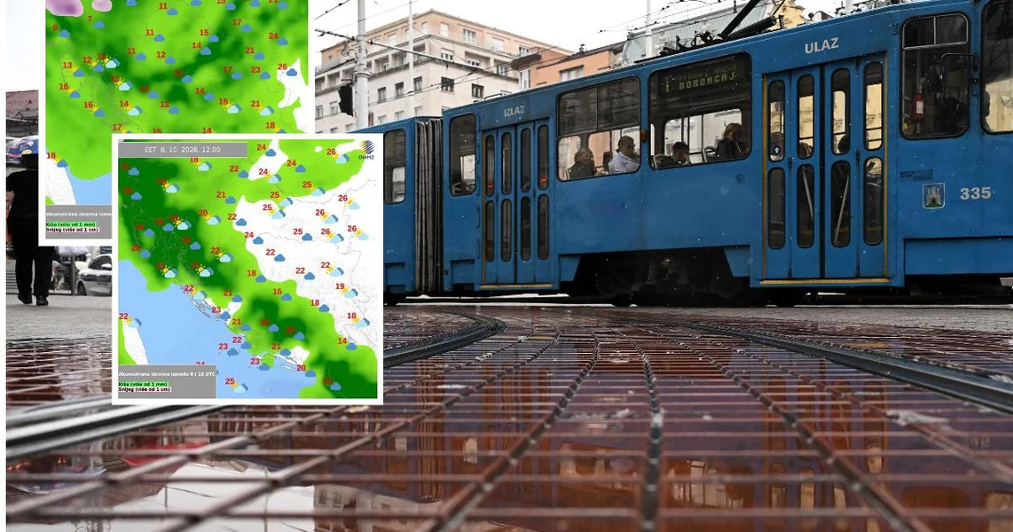 FOTO Od ovog dana kreće promjena vremena: Obilne kiše i pad temperature