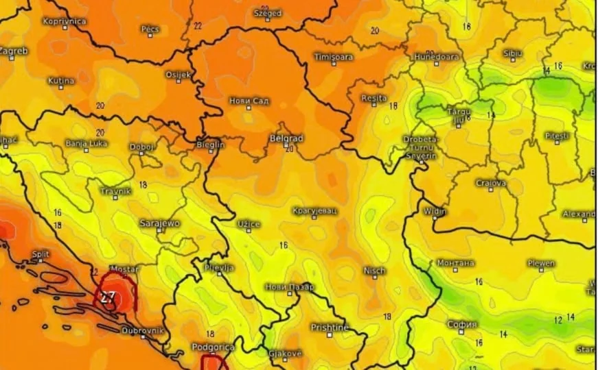 Poznati regionalni meteorolog otkriva kakva će biti jesen: Temperature do 27°C, kiše gotovo nigde