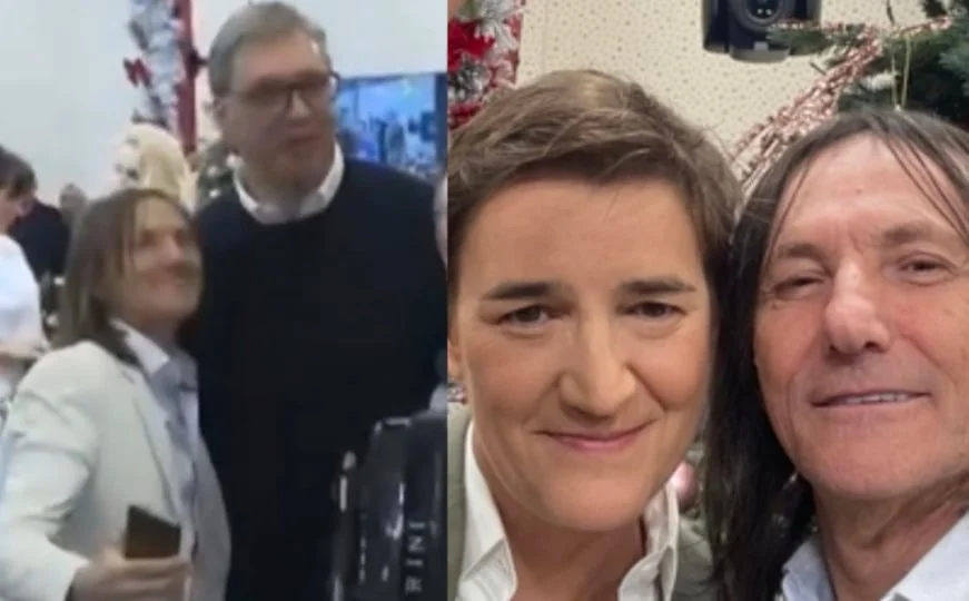 Bal vampira: Vučić i Brnabić na božićnom slavlju, uz četničke pesme, zagrljeni sa osuđenim ubicom