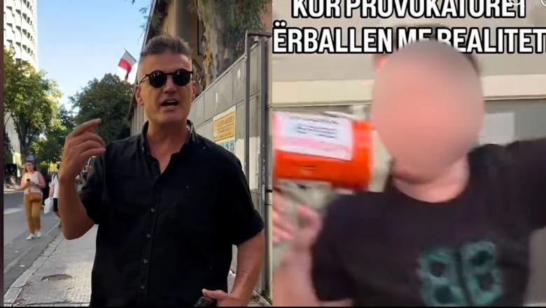 Maloletnik gađa jajima na protestu, Unija albanskih novinara osuđuje napad na novinara Bledi Mane: Neprihvatljivo, počinioci da se suoče sa zakonom
