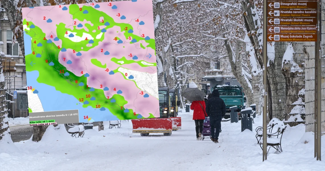 Bliži nam se novi snežni talas: Potpuno zatvoren deo A1, u Kninu krenuo vlak nakon 12 sati