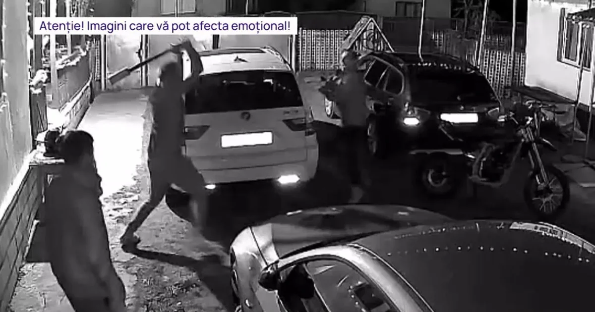 Jedan muškarac je ušao u kuću sjekirom, napao vlasnika i uništio dva automobila. Snimci sa nadzorne kamere.