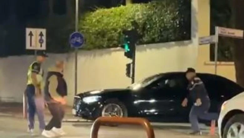 Incident kod premijera, aktivista Edison Lika napada automobil Edi Rama! Uhapšen od policije (VIDEO) - Shqiptarja.com