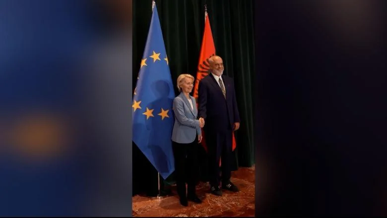 Von der Leyen u Tirani, Rama objavljuje snimke sa dočeka kod premijera (VIDEO)