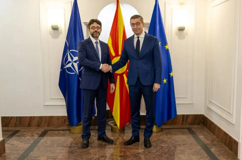 Hristijan Mickoski se sreo sa novim turskim ambasadorom Alper Aktas - Nova Makedonija